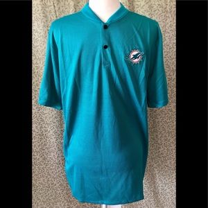 Miami Dolphins Nike Sideline Elite Coaches Polo